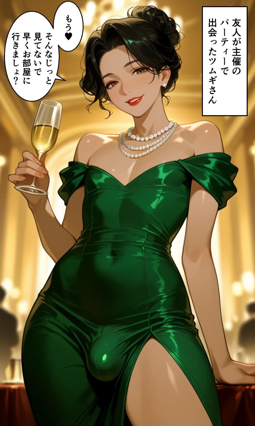 パーティーで出会った美しい人妻が男だったのでホモセックスしまくった♂ サンプル 5