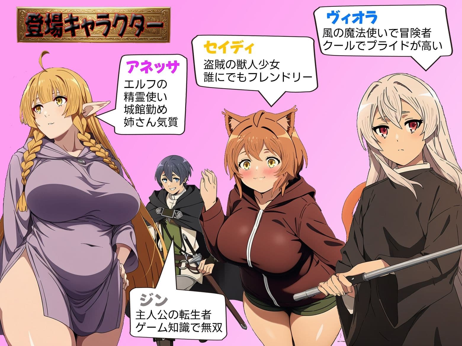 巨根NTR!! RPGのモブに転生したけどデカチンになったらヒロイン全員発情! サンプル 1