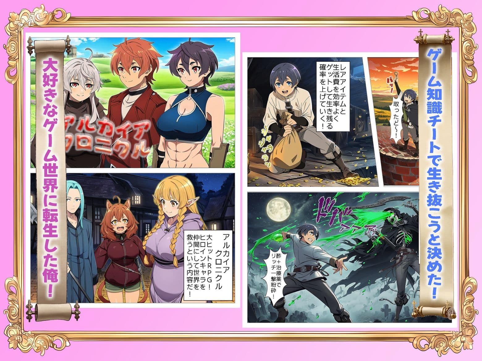 巨根NTR!! RPGのモブに転生したけどデカチンになったらヒロイン全員発情! サンプル 2
