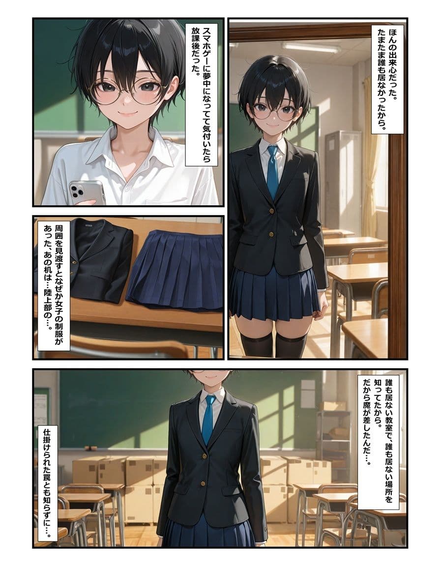 男の娘として生きていく サンプル 1