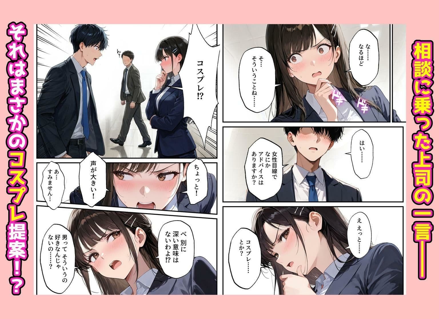夫を制服で誘惑して、ラブラブなエッチした話 サンプル 6
