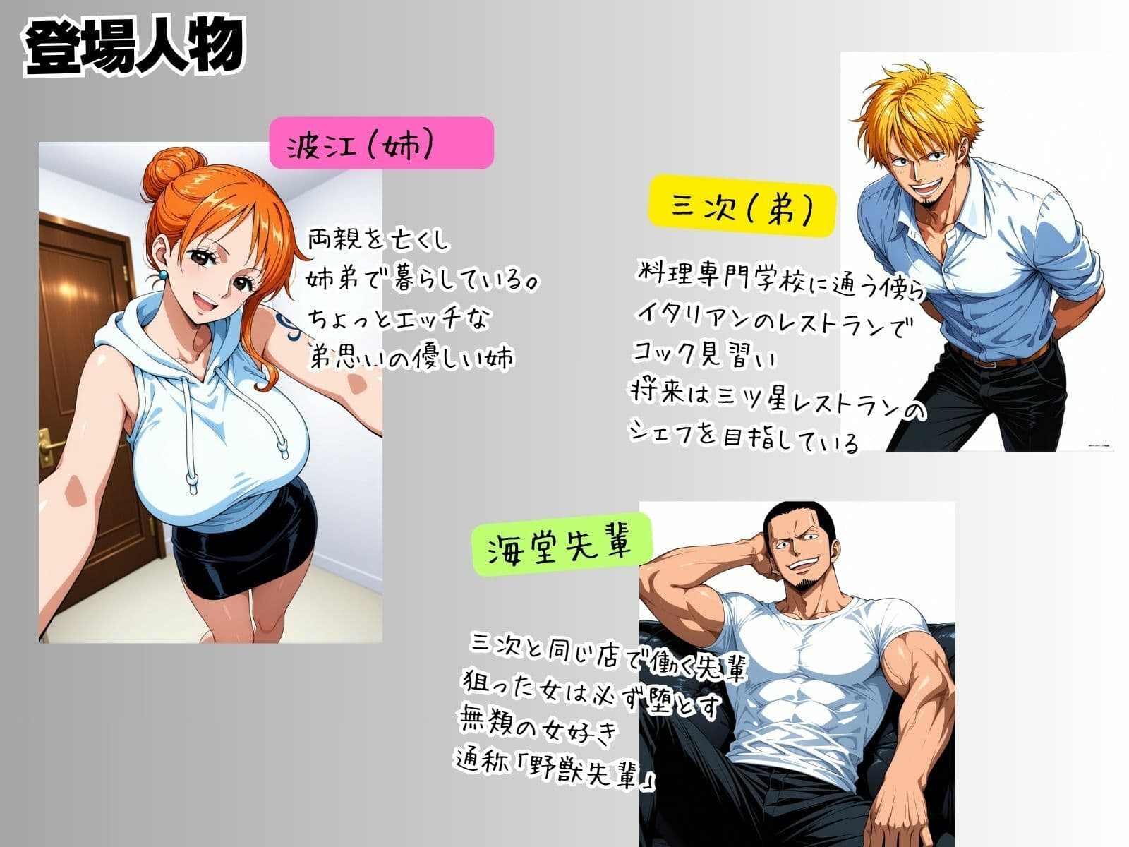 【異世界転生】バ先の野獣先輩に俺の姉貴を紹介したらセックス依存症にされた話【前編】 サンプル 2