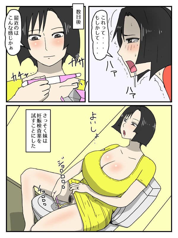 人妻で妊娠中の妹が実家に里帰りしたので中出ししてる件 サンプル 4