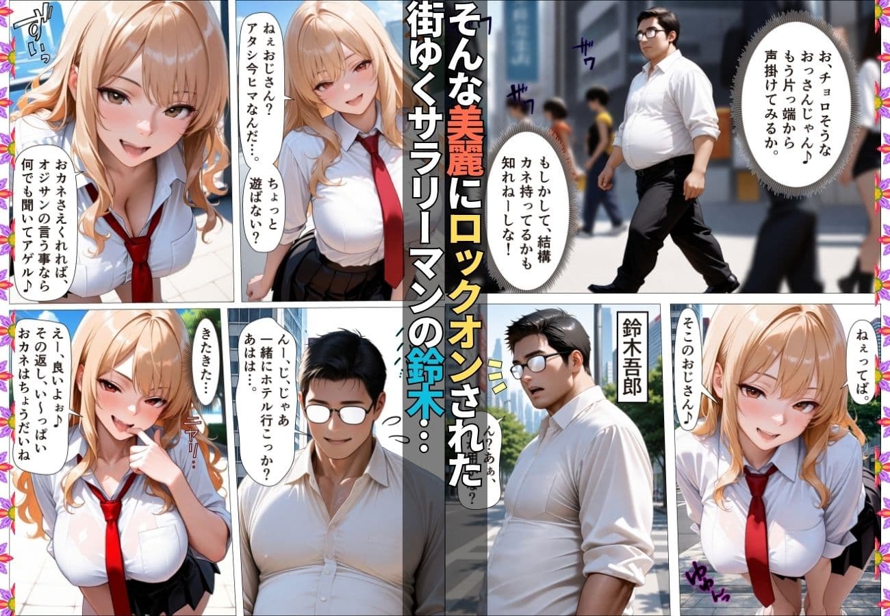 ダウナーギャルが金脈の巨根に堕とされおじのチ〇ポ依存症に【女子校生】【生意気】【逆ナン】【肉便器】【153ページ】 サンプル 2