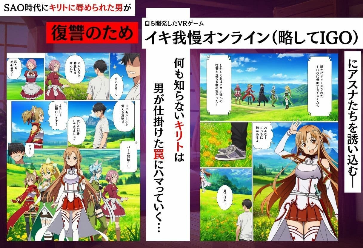 寝取られイキ我慢チャレンジ！イッたら即ハメの罰ゲームで堕ちるヒロインたち サンプル 1