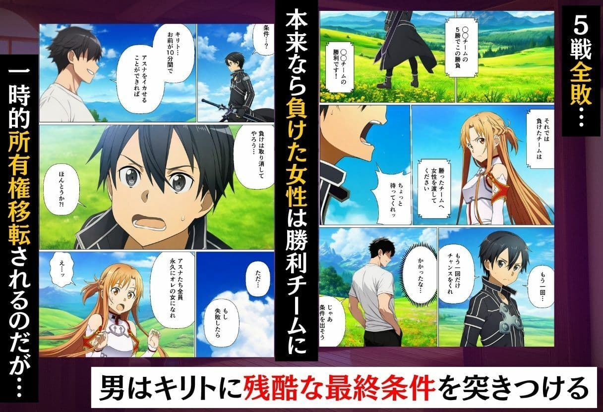 寝取られイキ我慢チャレンジ！イッたら即ハメの罰ゲームで堕ちるヒロインたち サンプル 7