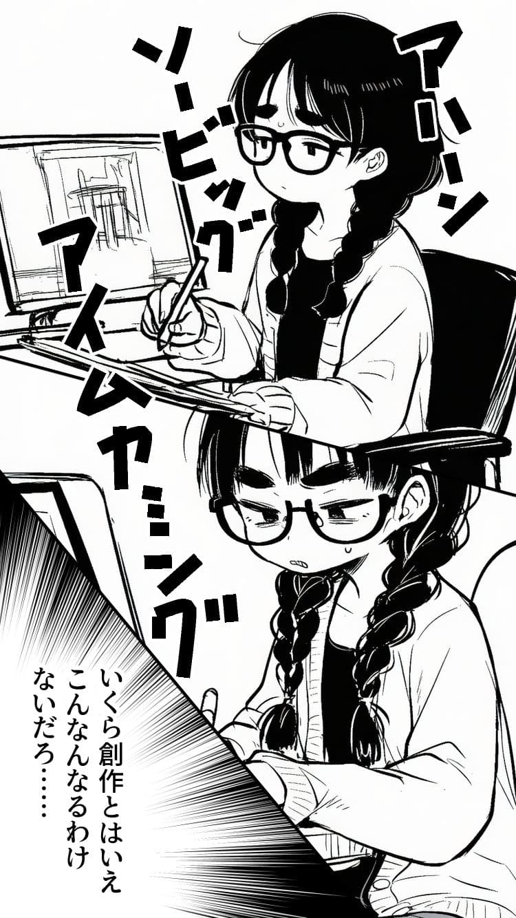 女同人作家だけどムラムラしたからチンポ貸してほしい サンプル 6
