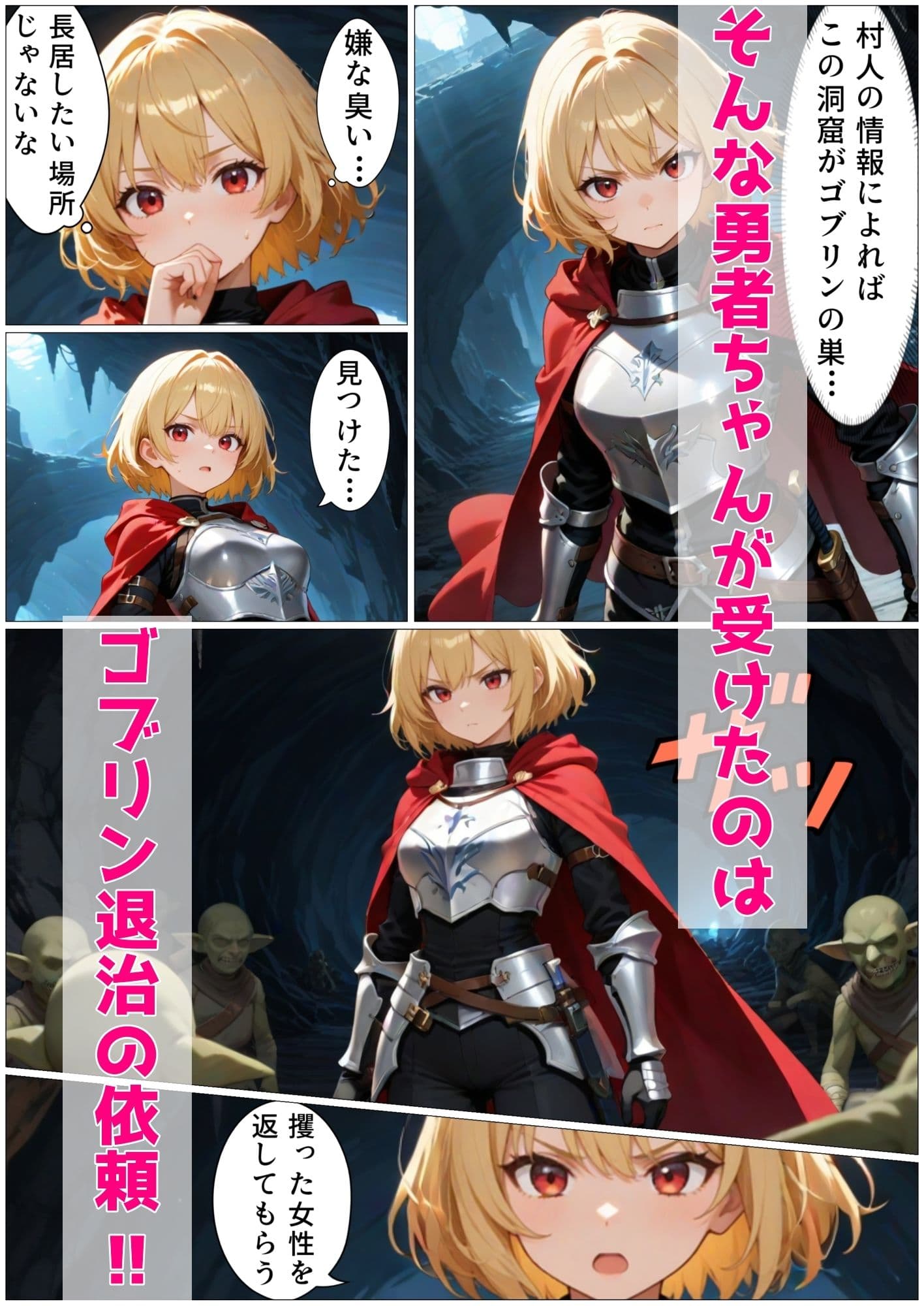 勇者ちゃんがゴブリンに負けるわけないよね？ サンプル 4