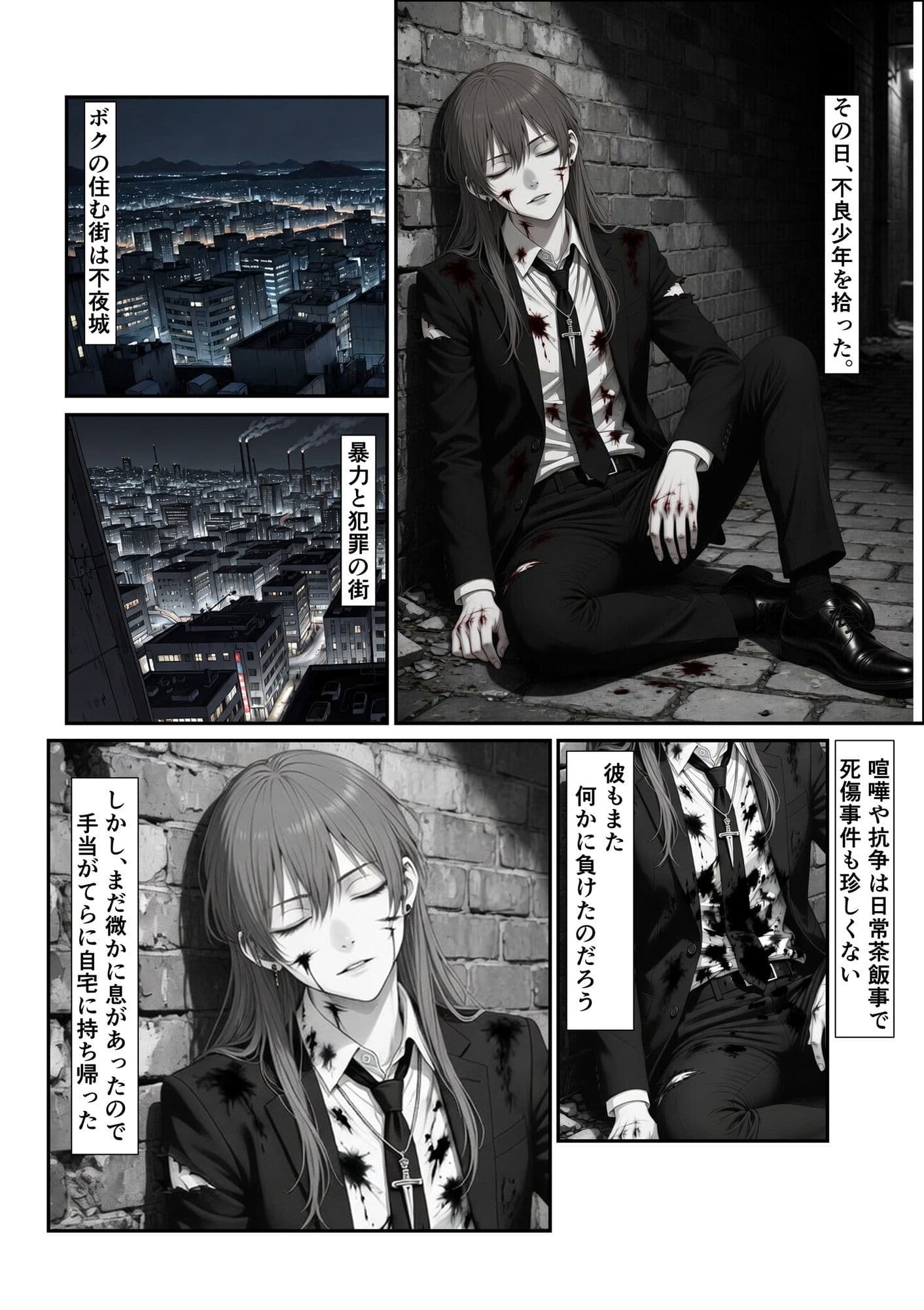 不良少年を拾ったら嫁になった件 サンプル 2
