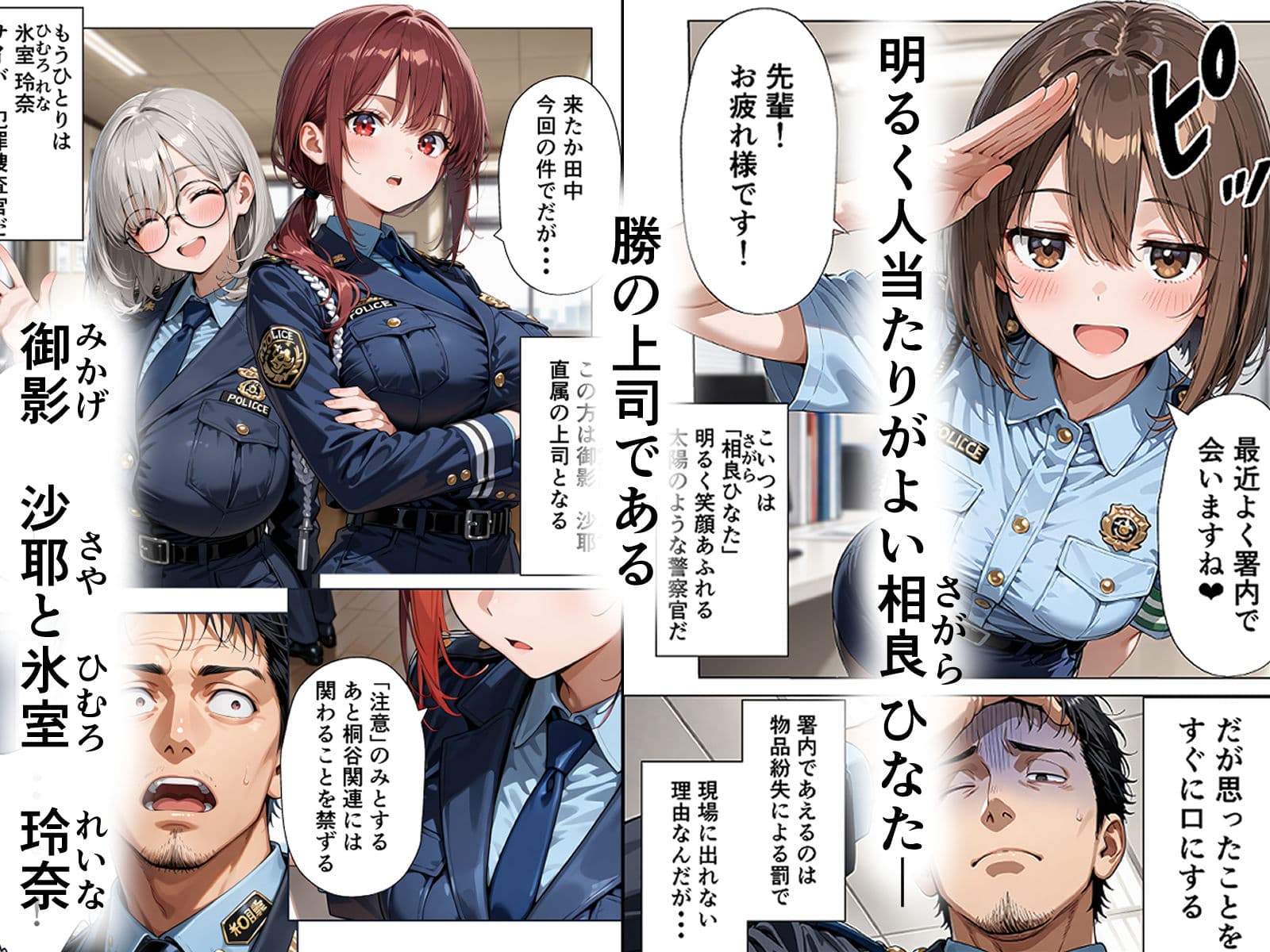 婦警憑依  後輩婦警に憑依したら事件が解決しそうな件  CaseI  相良ひなた編 サンプル 2