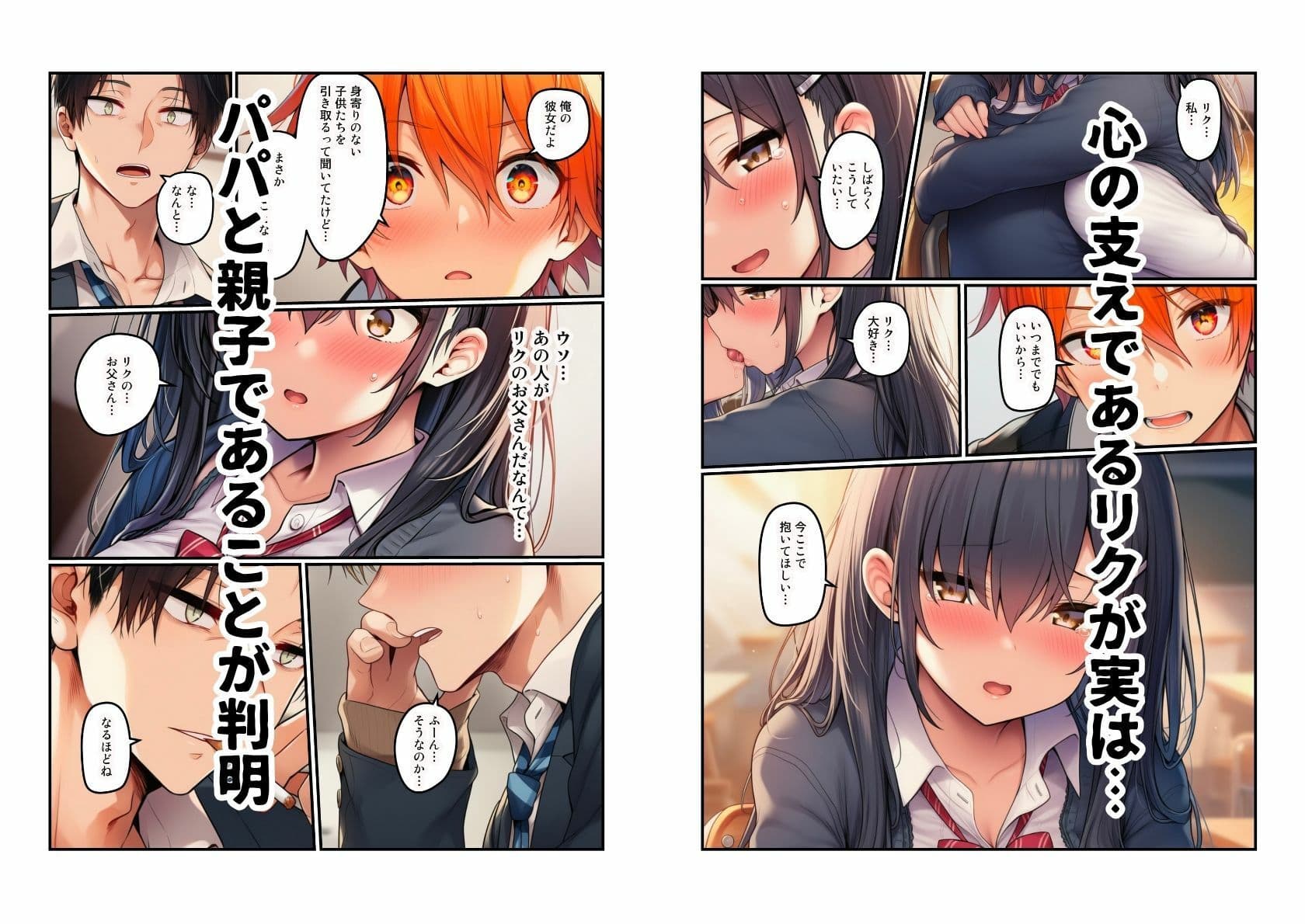 【生活困窮JKが姉妹丼】パパ活相手は彼のパパ サンプル 9