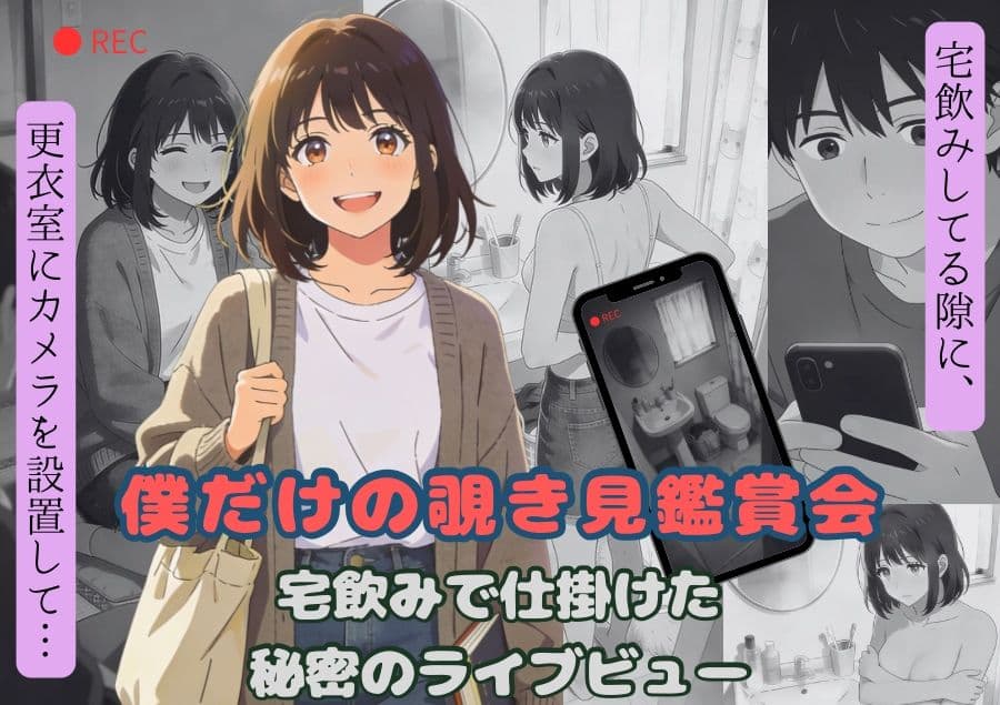 僕だけの覗き見鑑賞会〜宅飲みで仕掛けた秘密のライブビュー〜 サンプル 1