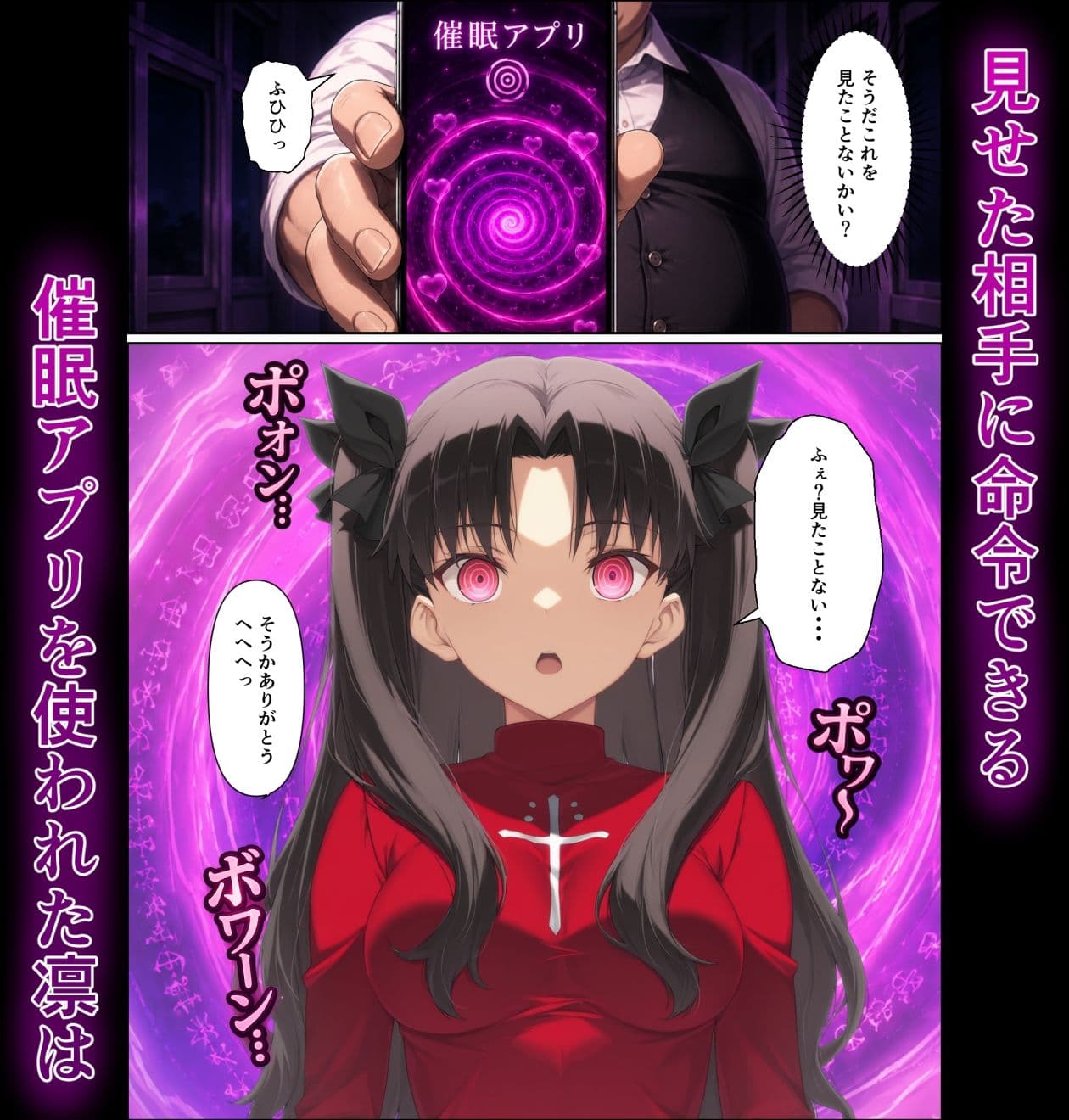快楽催●アプリ「遠坂凛編」 サンプル 1