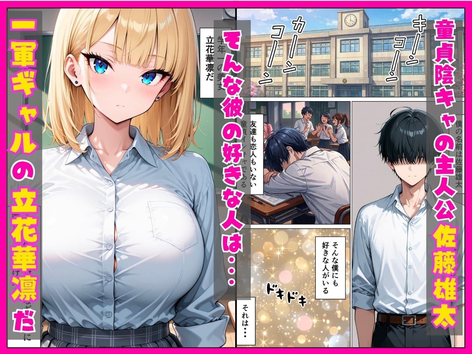 童貞陰キャの僕が一軍ギャルと甘々中出しセックスした話 サンプル 1