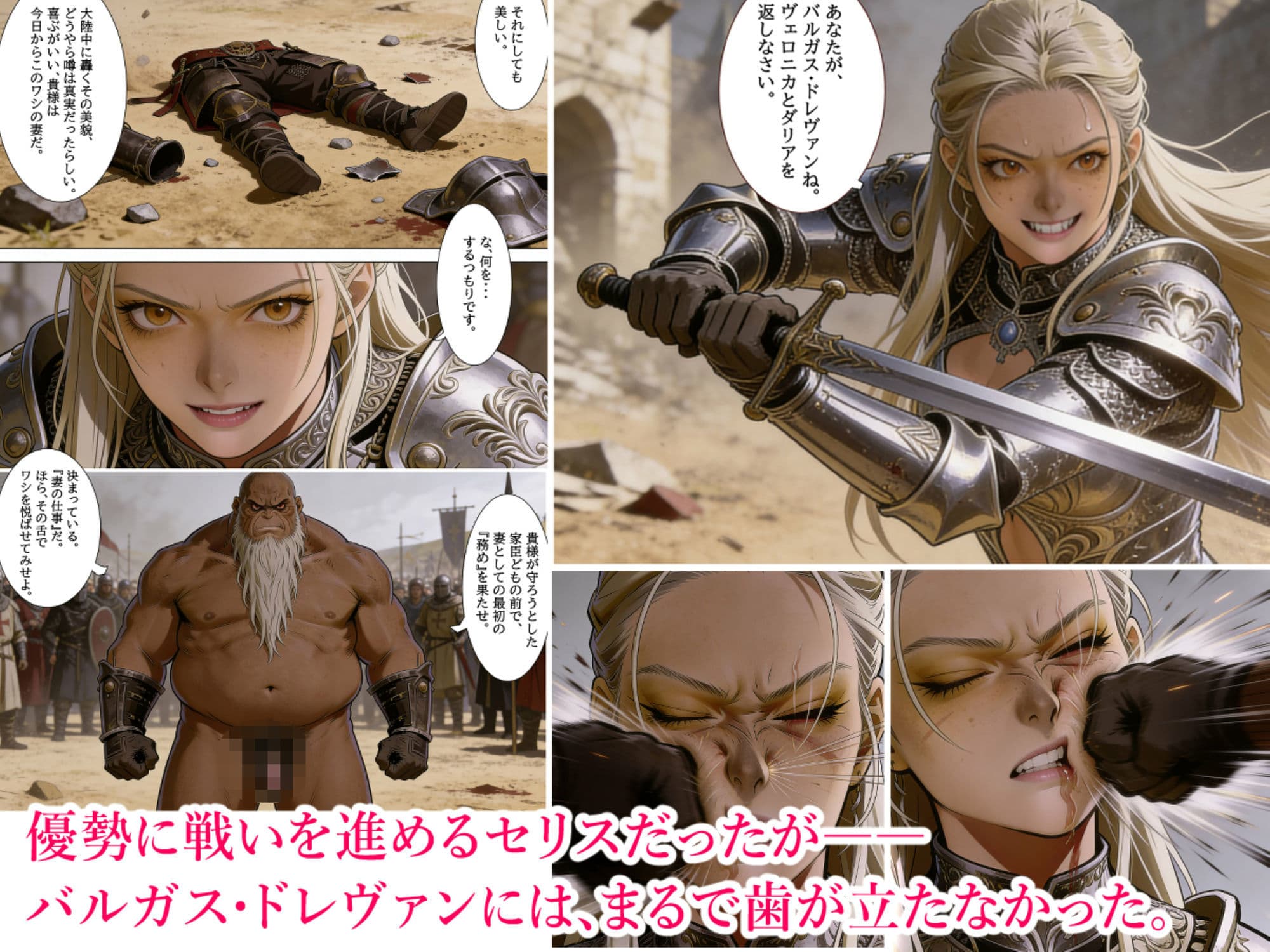 3戦姫、堕ちる サンプル 8