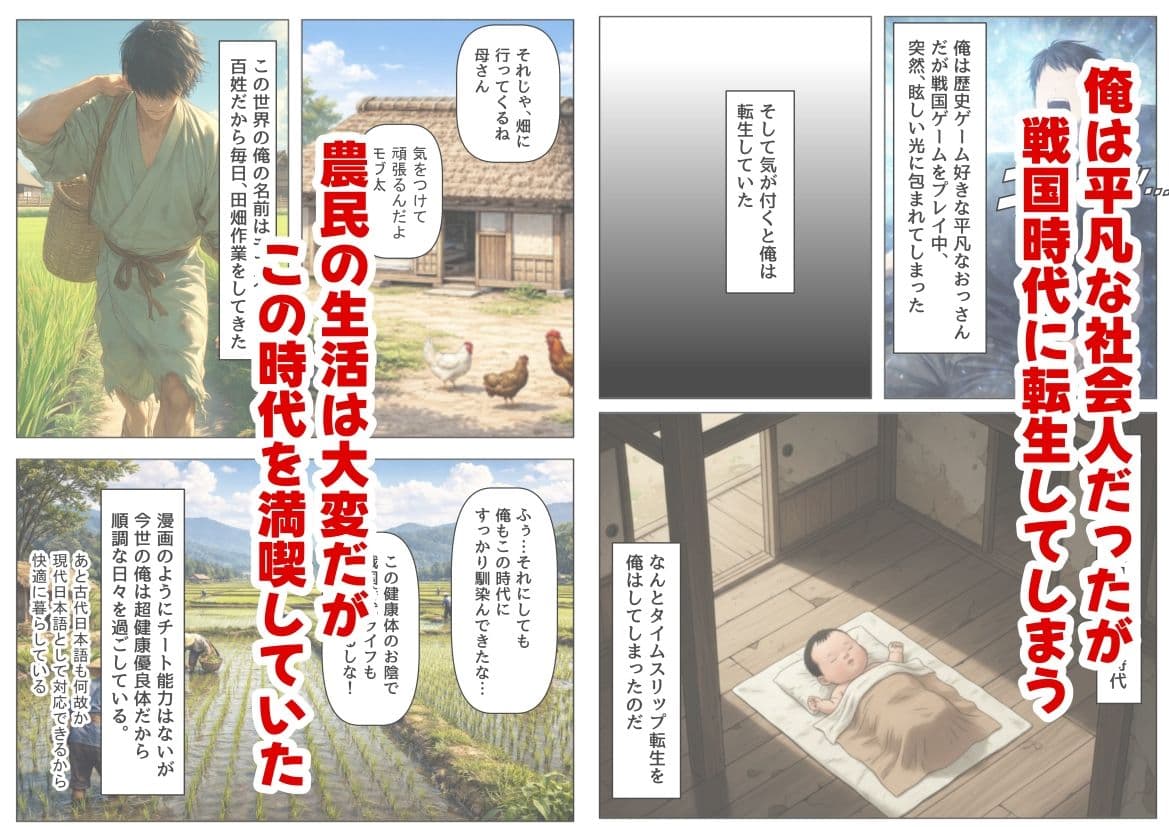 戦国時代の農村に俺が転生したら、神事が乱交だった件 サンプル 1