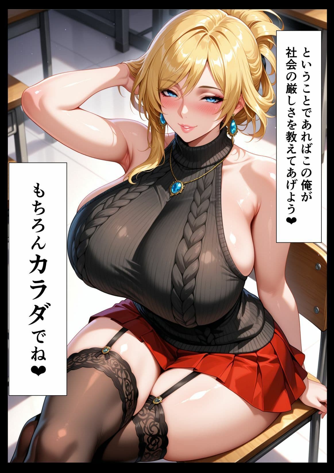 極上エロボディ先生を催●アプリで常識改変して自分専用のオナホにする話〜鳳条クレア先生編〜 サンプル 6
