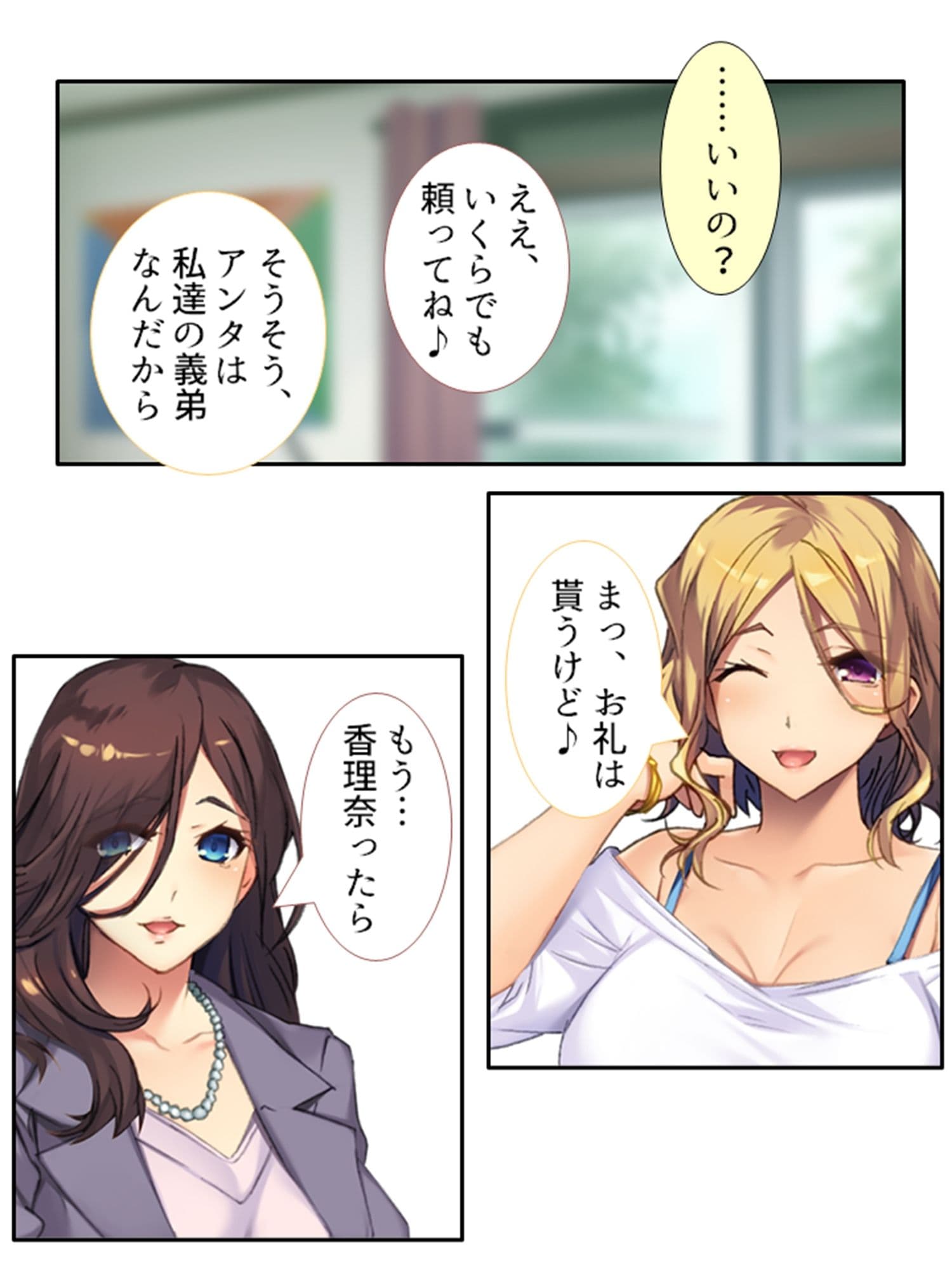 2人の兄嫁に●出し放題！毎日いちゃラブ同居生活 ＜総集編＞ サンプル 1