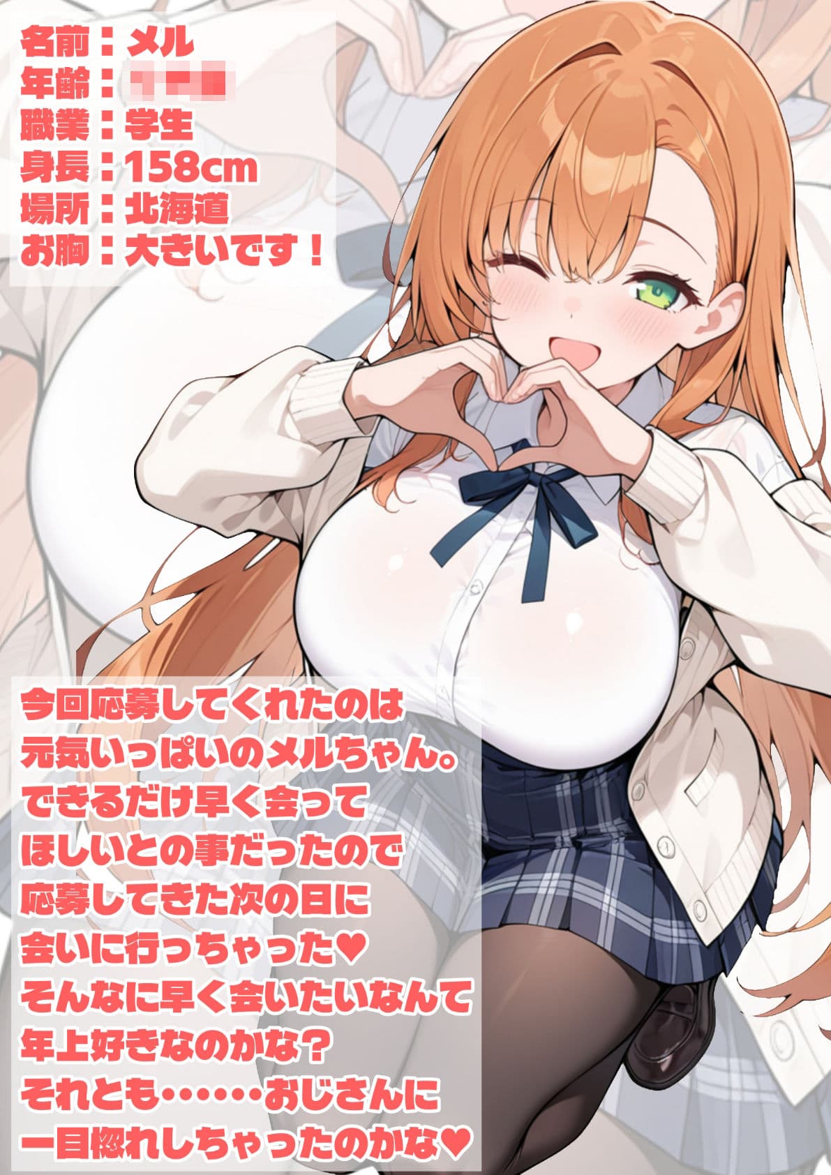 おじさんを満足させたら賞金300万！！〜ドスケベおじさんVS素人娘  心も体も繋がりすぎるラブラブclimaxセックス〜 メル編 サンプル 1