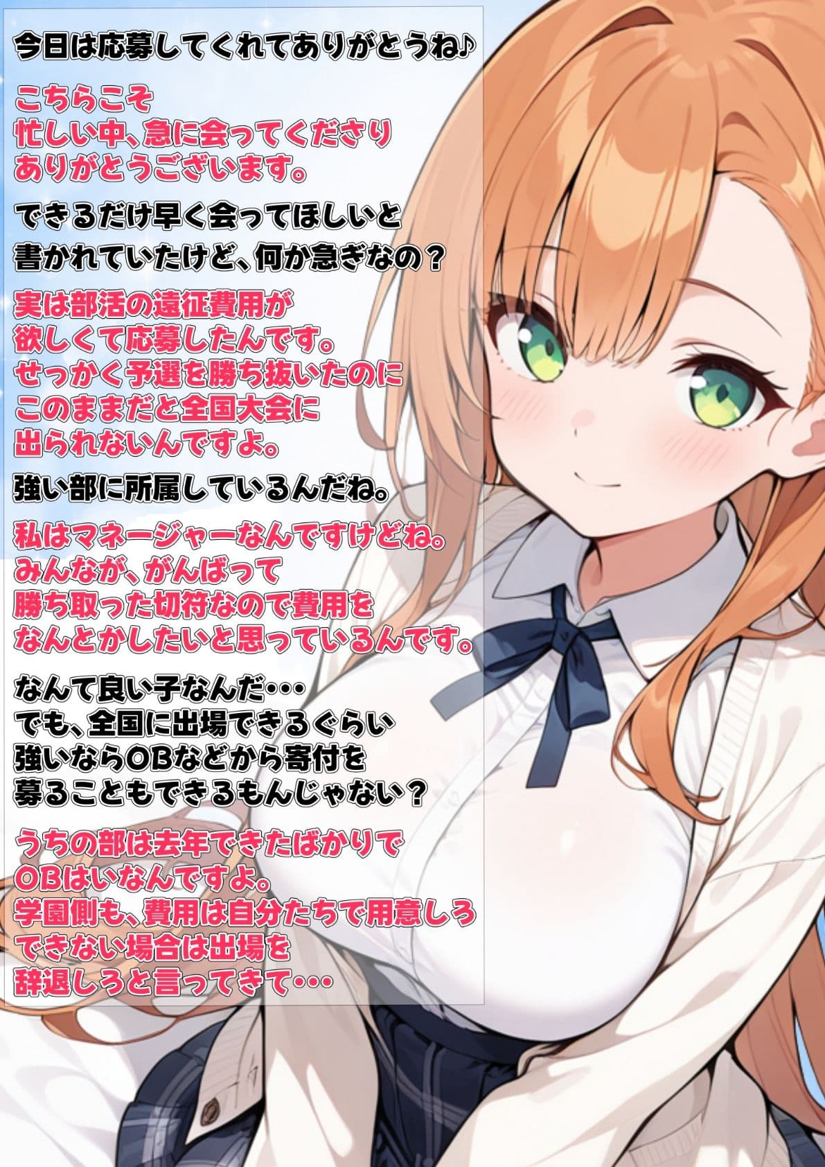 おじさんを満足させたら賞金300万！！〜ドスケベおじさんVS素人娘  心も体も繋がりすぎるラブラブclimaxセックス〜 メル編 サンプル 2