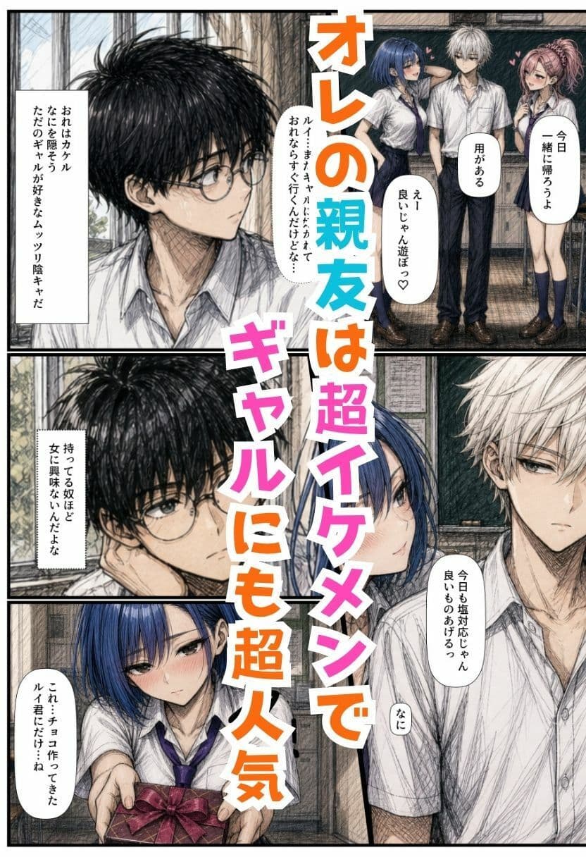 TSダウナーギャル！女体化した親友がメス堕ちして大量中出し搾精されたオレ サンプル 1