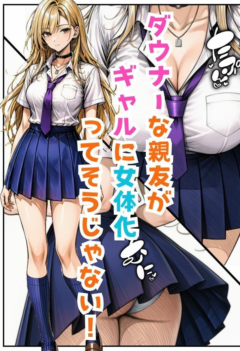 TSダウナーギャル！女体化した親友がメス堕ちして大量中出し搾精されたオレ サンプル 4