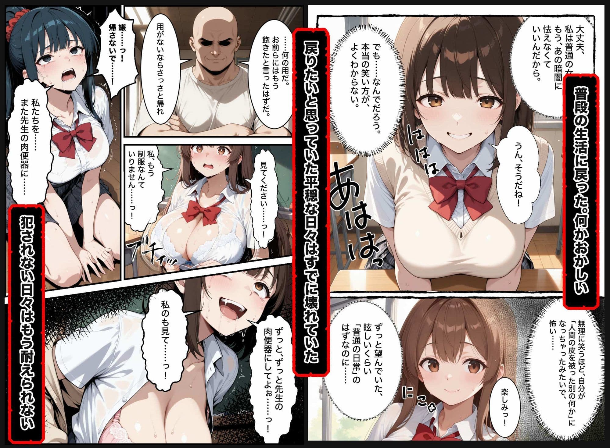 壊された処女  無慈悲生ハメの話 サンプル 6