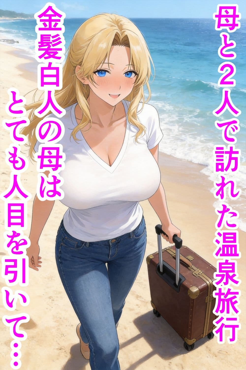 Mother…爆乳ブロンド白人ママ托卵受精温泉旅行 サンプル 2