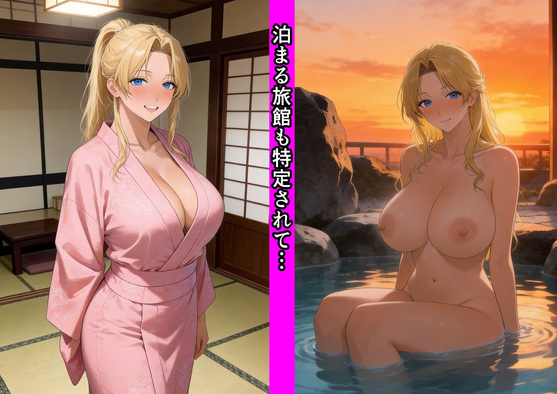 Mother…爆乳ブロンド白人ママ托卵受精温泉旅行 サンプル 4