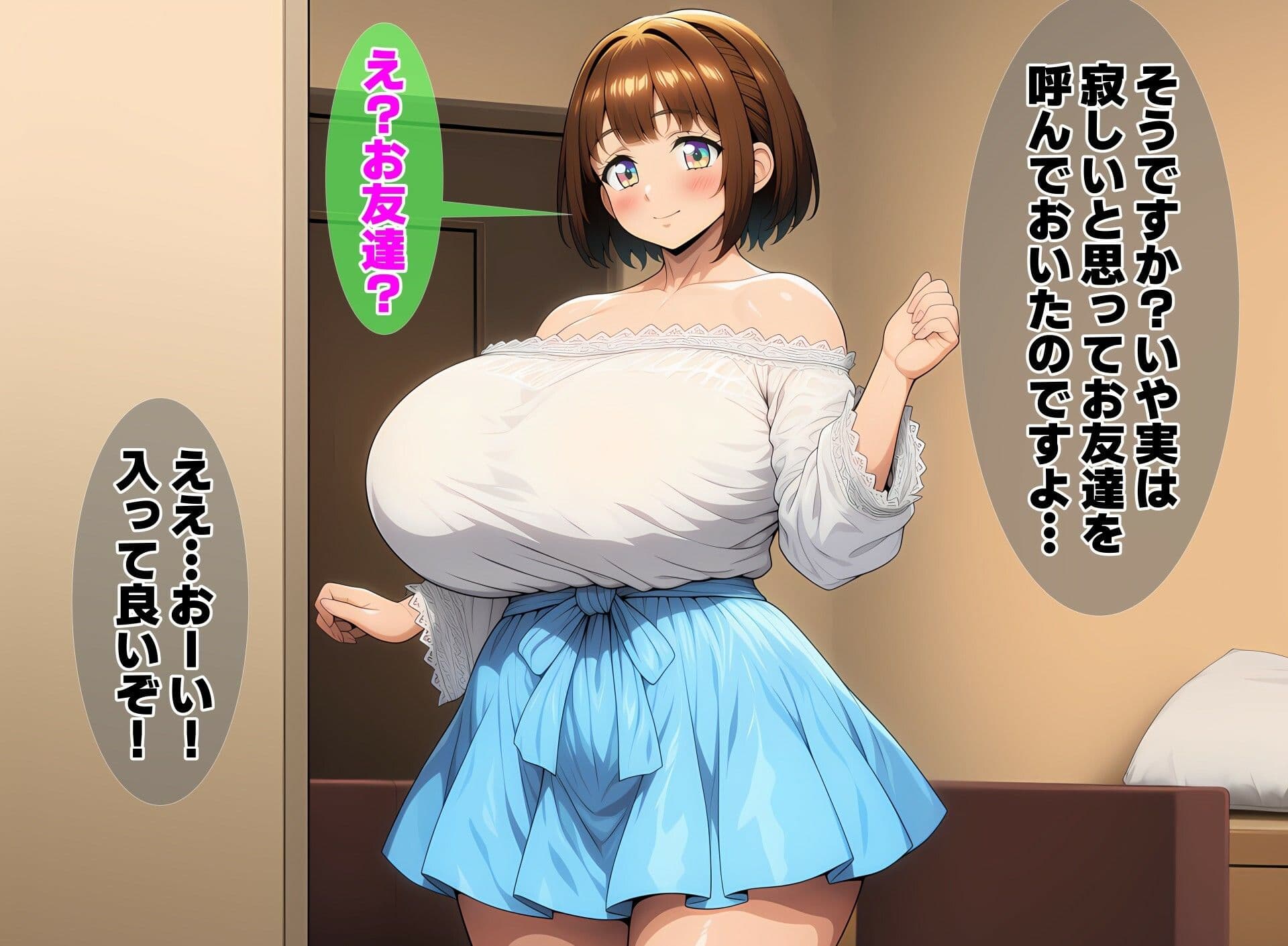 爆乳新妻あやか 夫がいない昼下がりは性豪の男たちに輪●されています サンプル 2