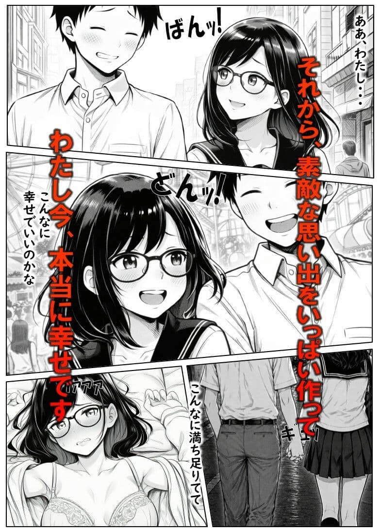 変えられていく手塚さん  第一話  大好きな彼のためDQRにNTRされるJ×2 サンプル 2