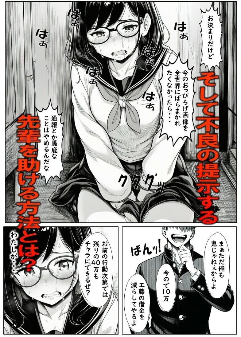 変えられていく手塚さん  第一話  大好きな彼のためDQRにNTRされるJ×2 サンプル 7