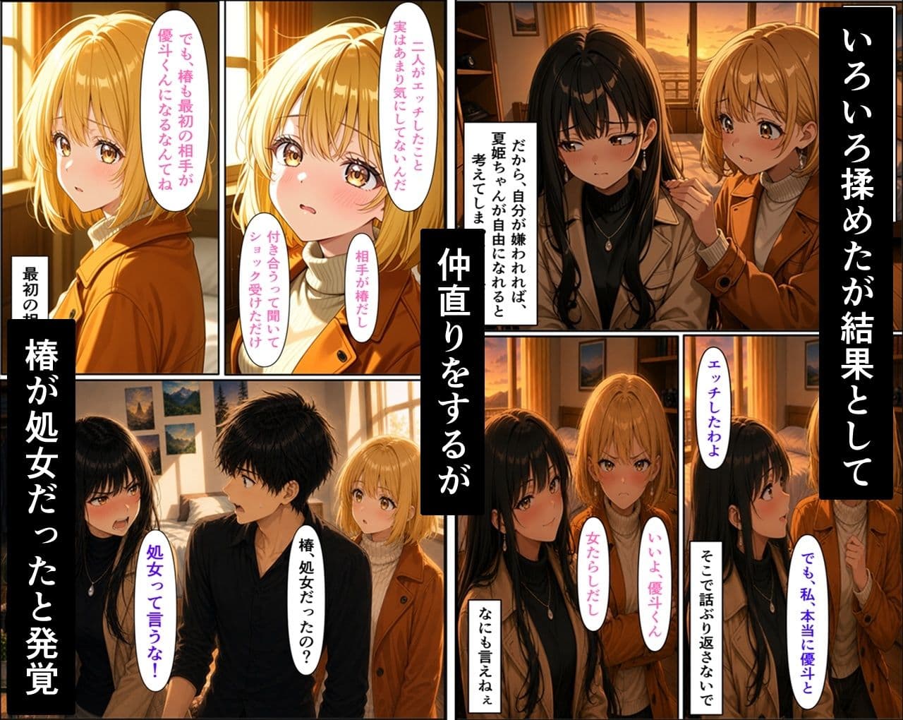 無防備すぎる同級生に、理性が追いつかなかった話 第12話「親友の想い」 サンプル 2