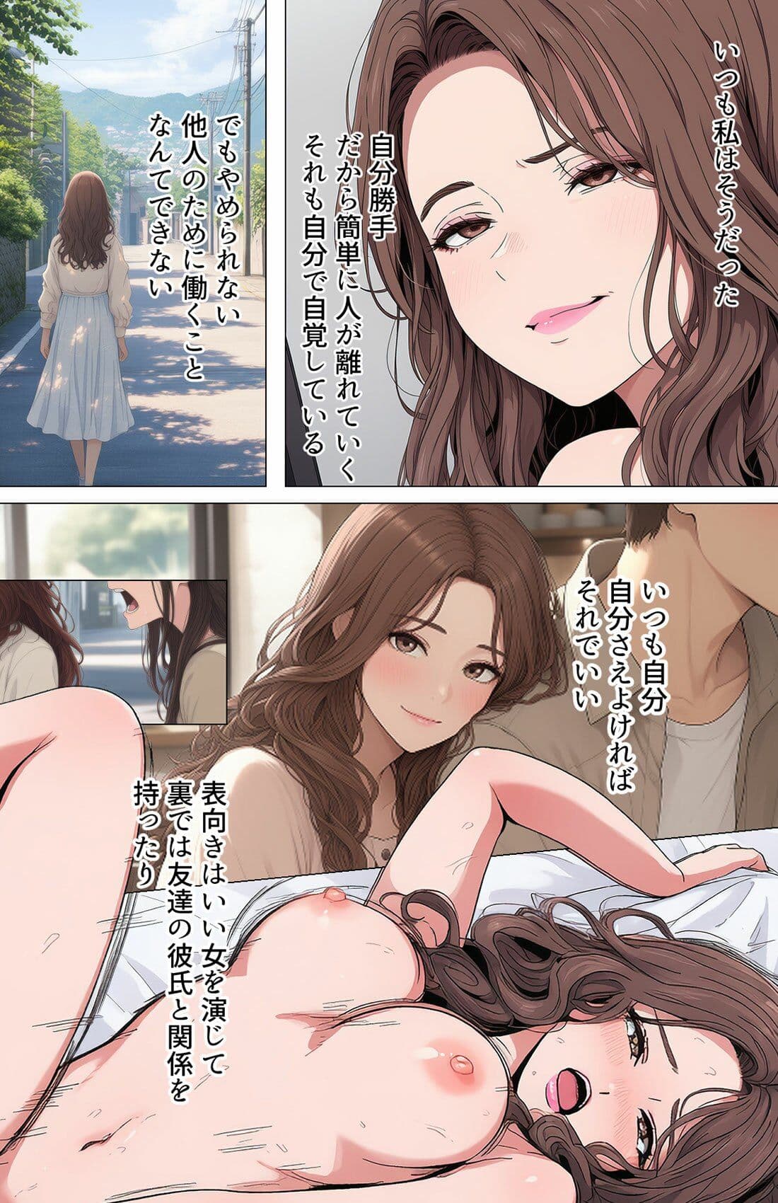 【総集編】やめられない男シリーズ  最低な女  その後の吉谷まり  その後の二条えりこ  漫画＋セリフ付画像集 サンプル 8
