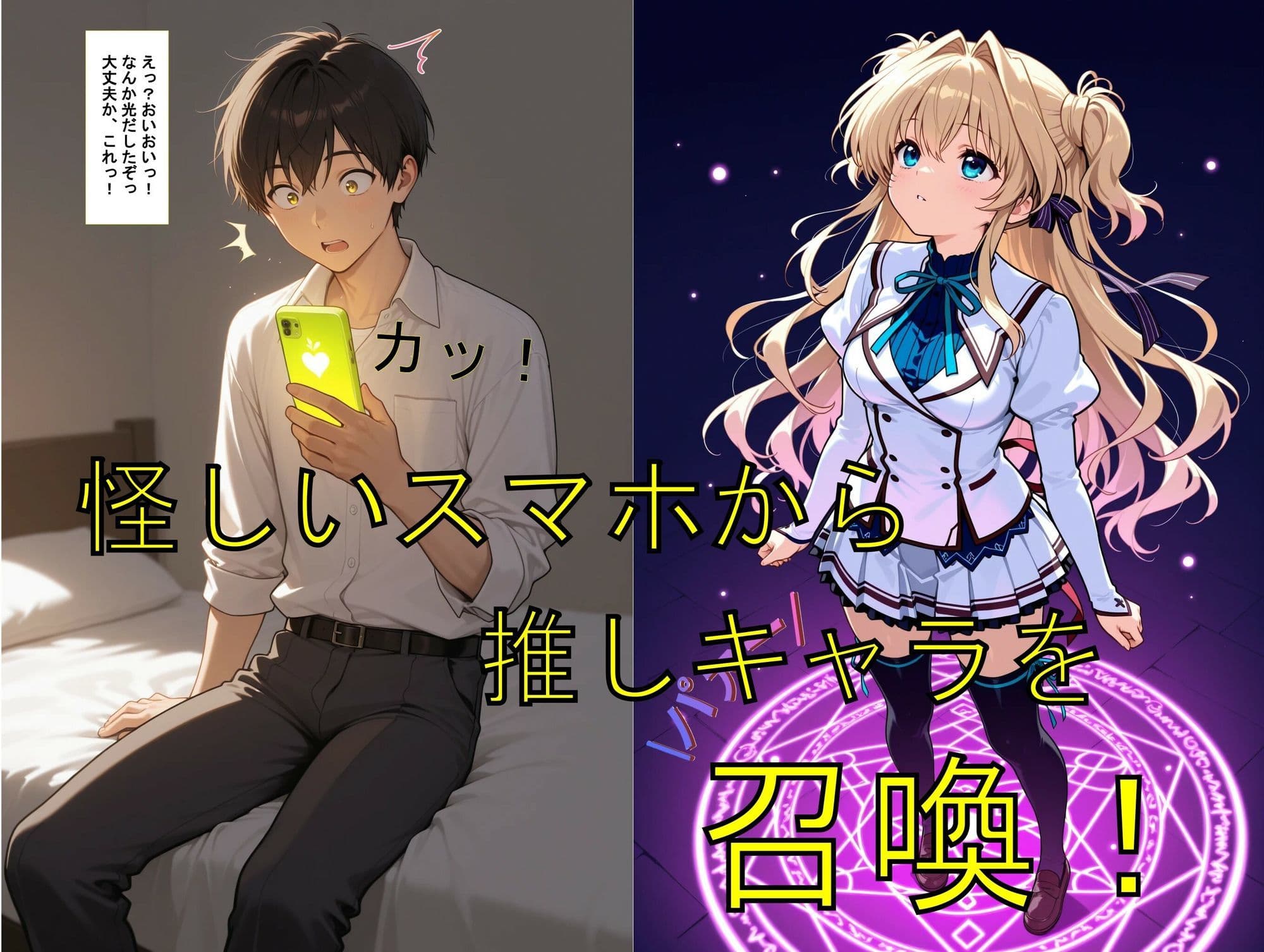 推しキャラ召喚した俺！ ツンデレ？いえいえデレデレ美少女を堪能する 〜瀬〇  愛理〜ver サンプル 1