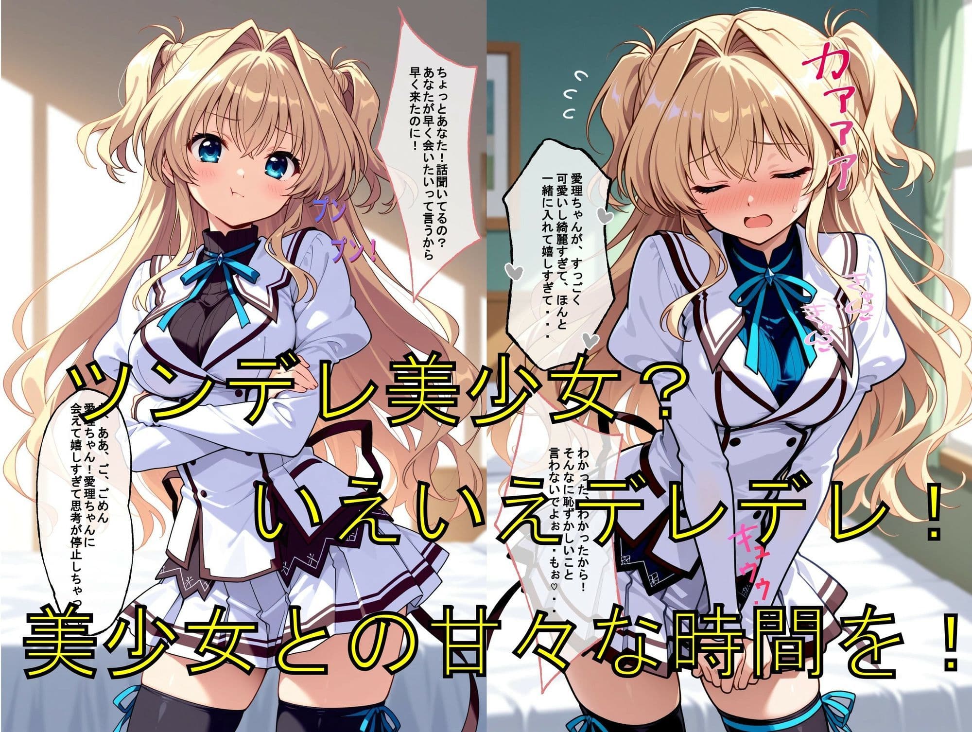 推しキャラ召喚した俺！ ツンデレ？いえいえデレデレ美少女を堪能する 〜瀬〇  愛理〜ver サンプル 2