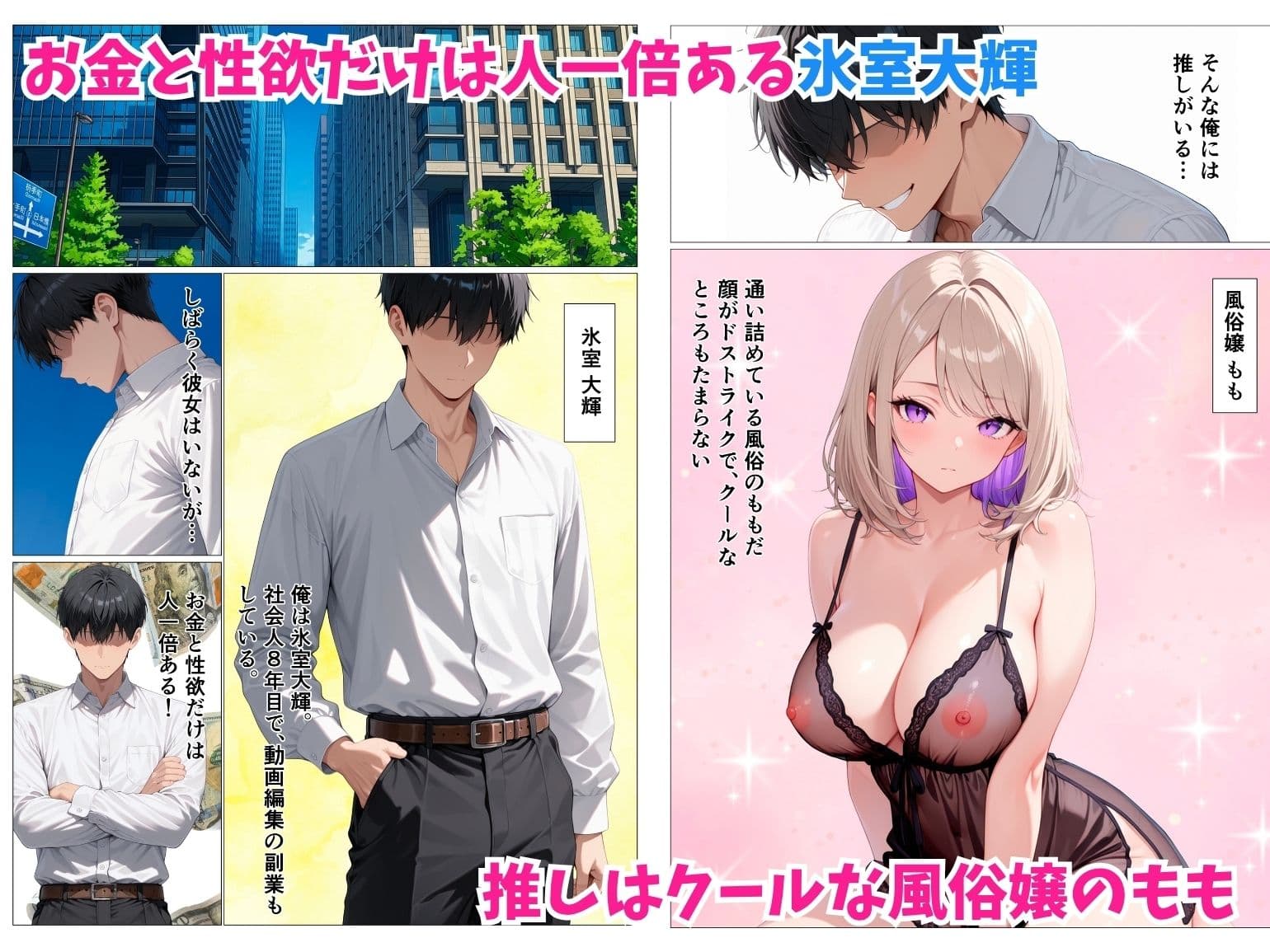 元風俗嬢のクールギャルOLをベタ惚れさせて本気汗だくセックスした話 サンプル 1