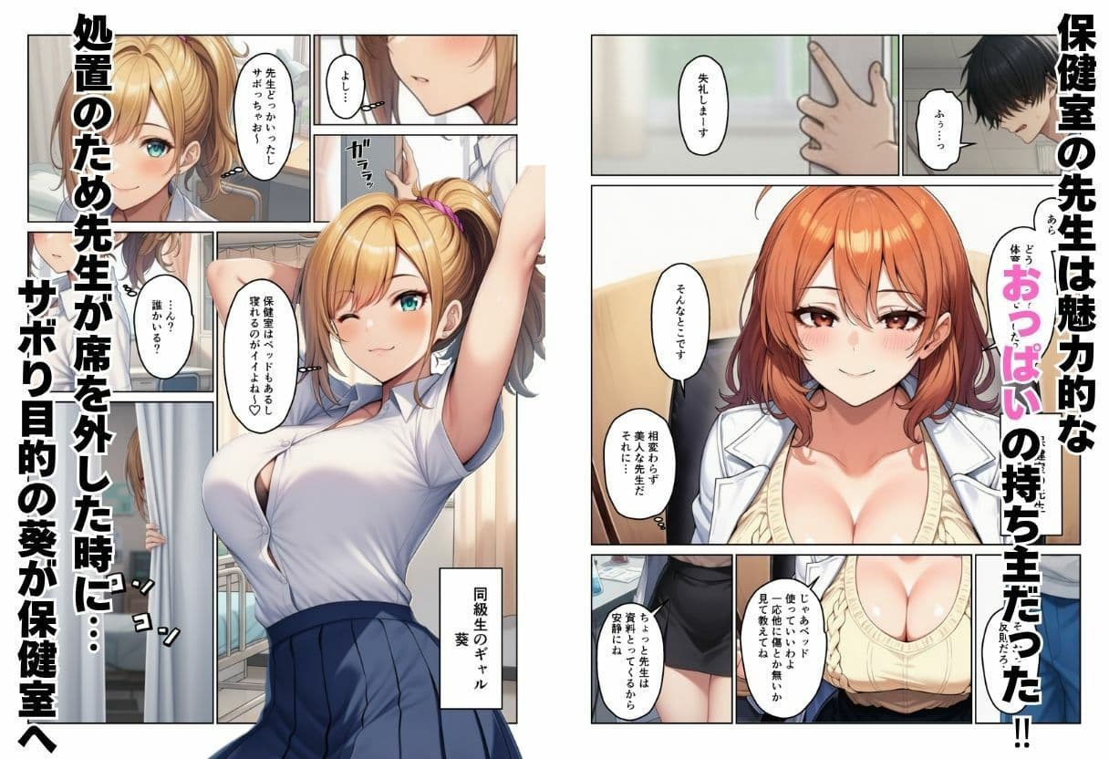 デカチンで学園ハーレムになった話 サンプル 2