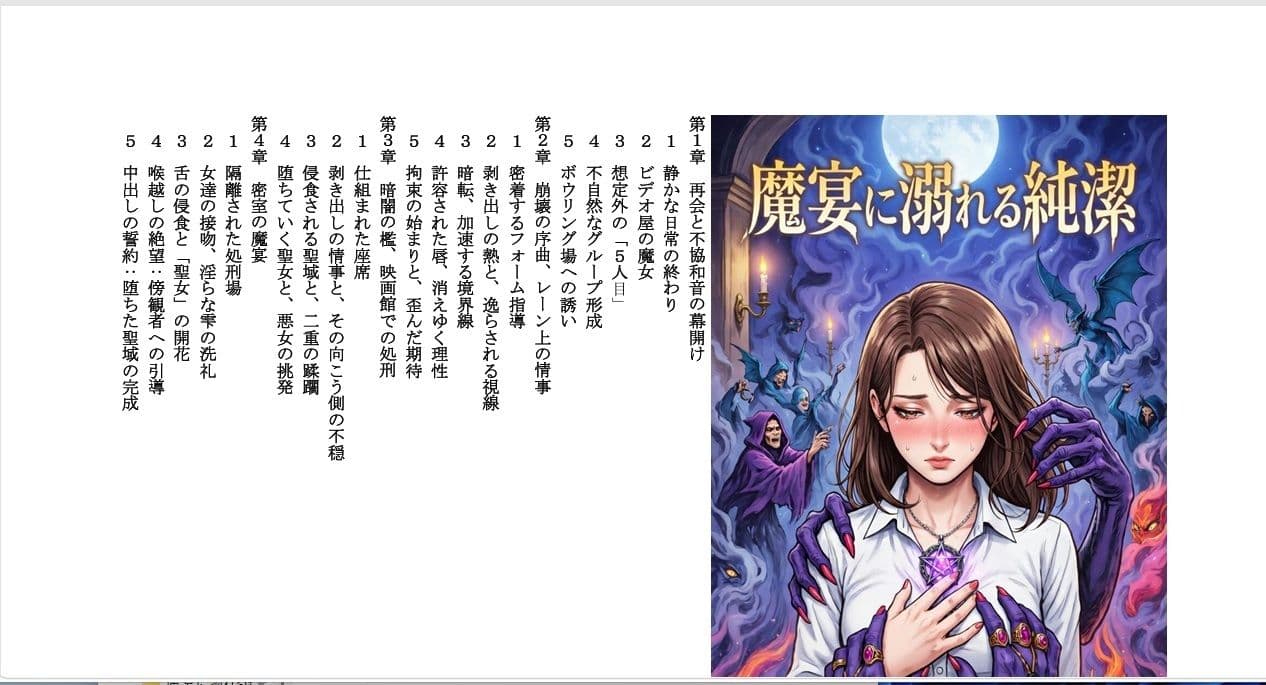 魔宴に溺れる純潔 サンプル 1