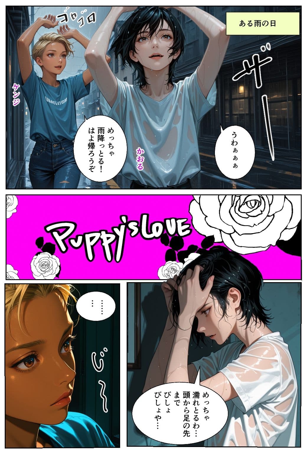 男の娘かおるのけんじと初あなるの巻 サンプル 1