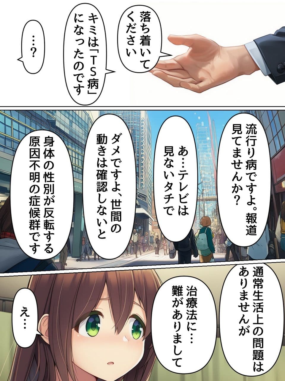 TS病で女体化しちゃった男子が治療の為セックスするハメになった話 サンプル 4