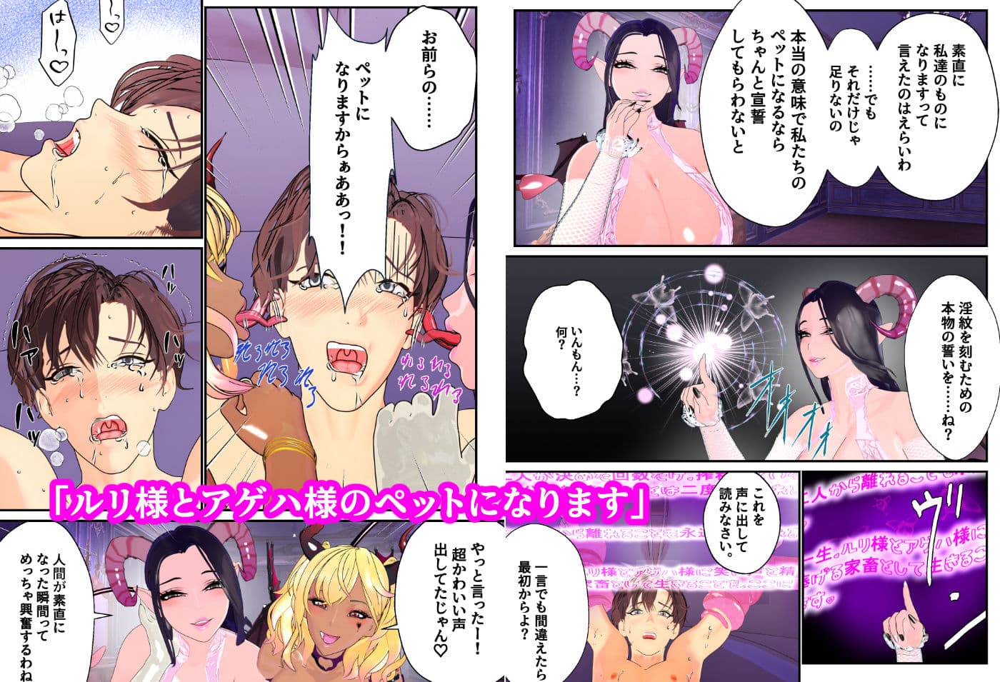 サキュバス姉妹に捕食られる サンプル 6