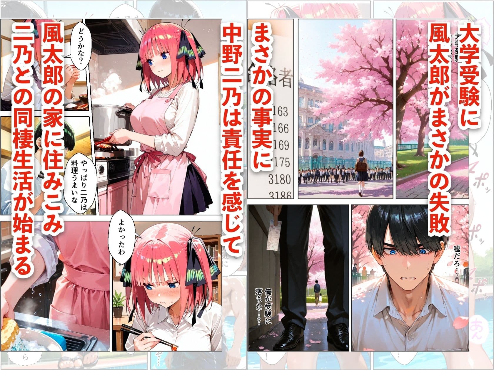 中野二乃とプールでイチャラブデート 中出しHをした話 サンプル 1