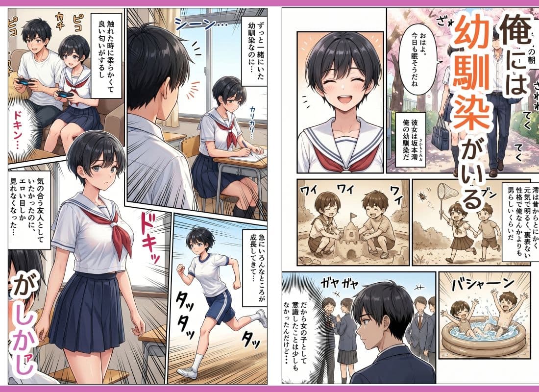 むっちり成長したボーイッシュ幼馴染がエロすぎる！ サンプル 1