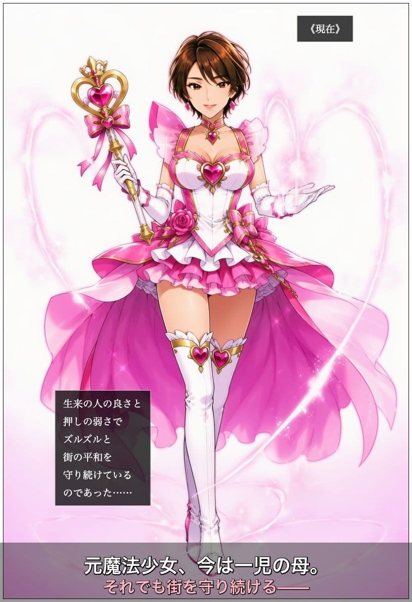 魔法人妻ミラクルカレン 〜後任が見つからないので人妻になっても魔法少女続けてます〜 サンプル 1