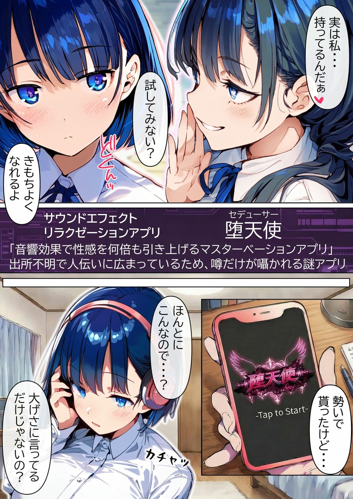 私は性感倍増アプリなんて信じないのに…一瞬でイキ狂うアヘ顔メス サンプル 2