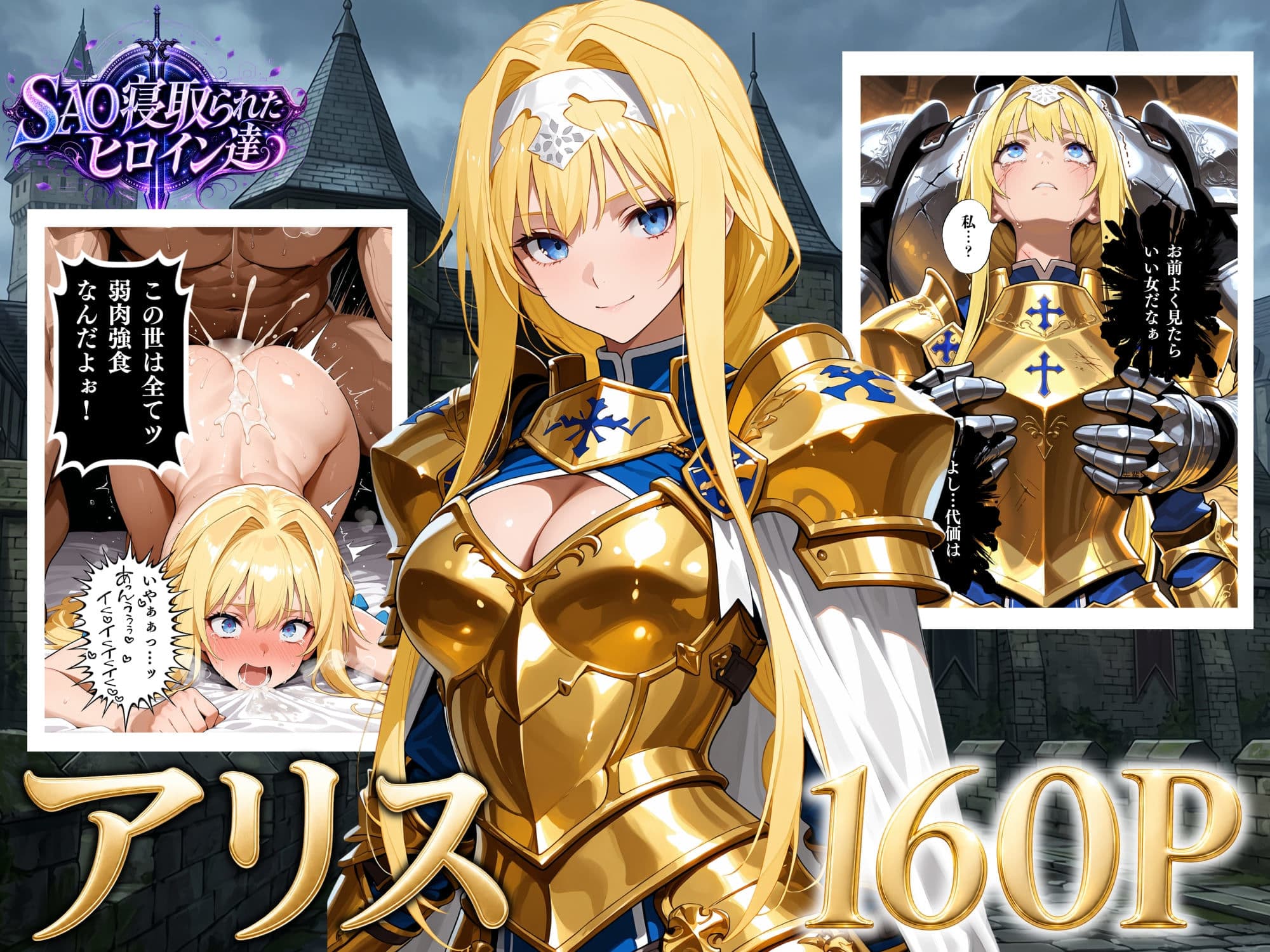【総集編】SAO寝取られたヒロイン達 サンプル 6