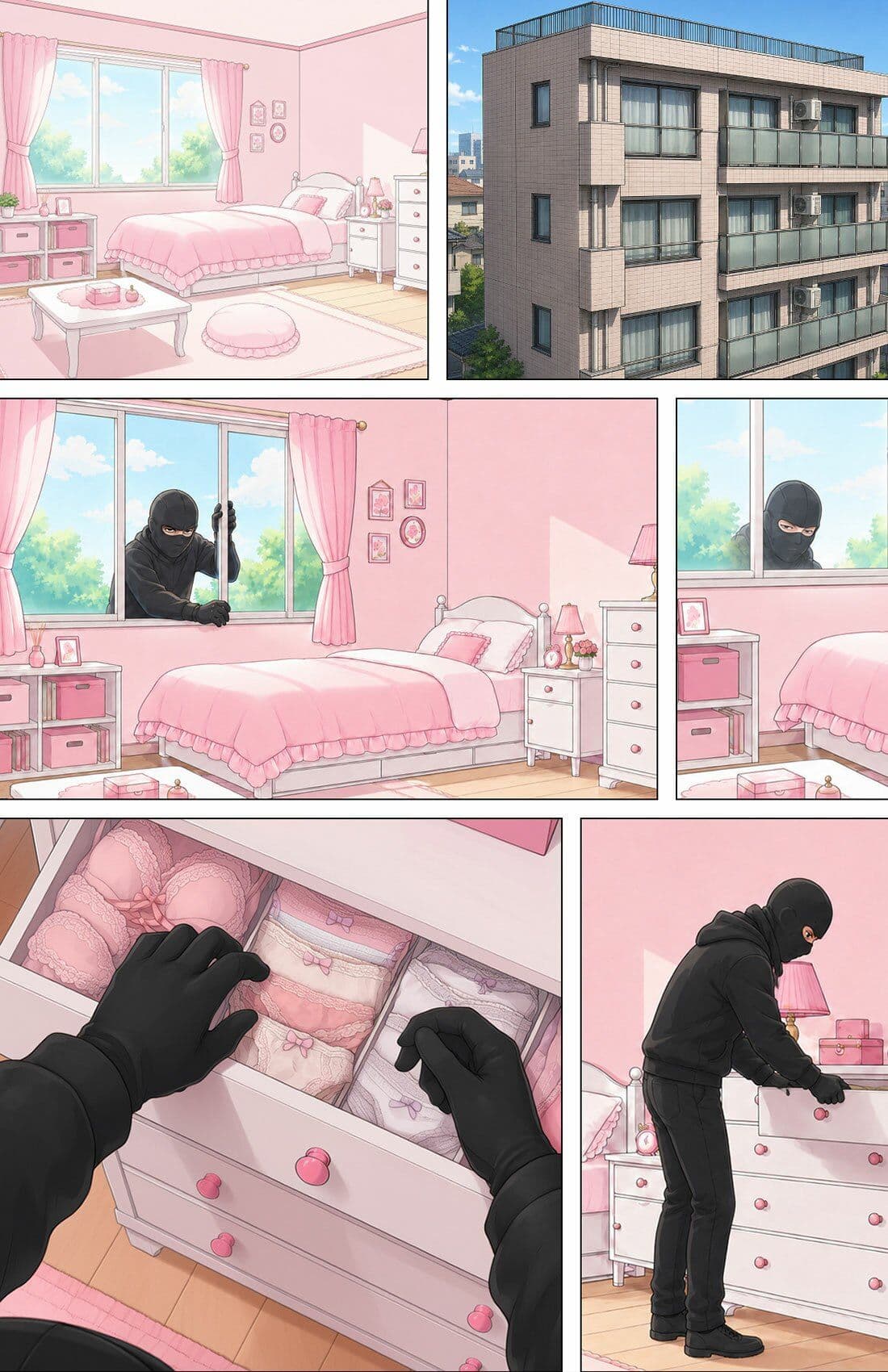 【漫画】下着泥棒の末路 サンプル 4