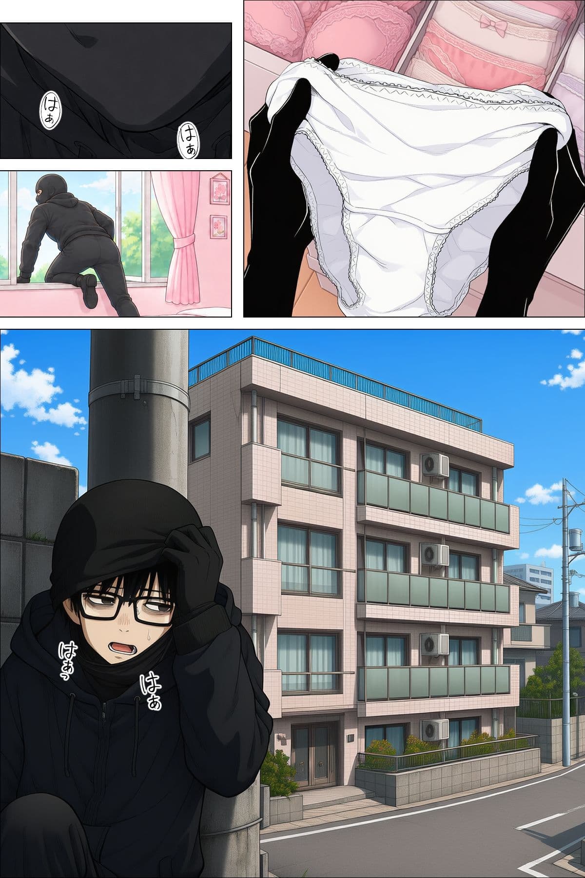 【漫画】下着泥棒の末路 サンプル 5
