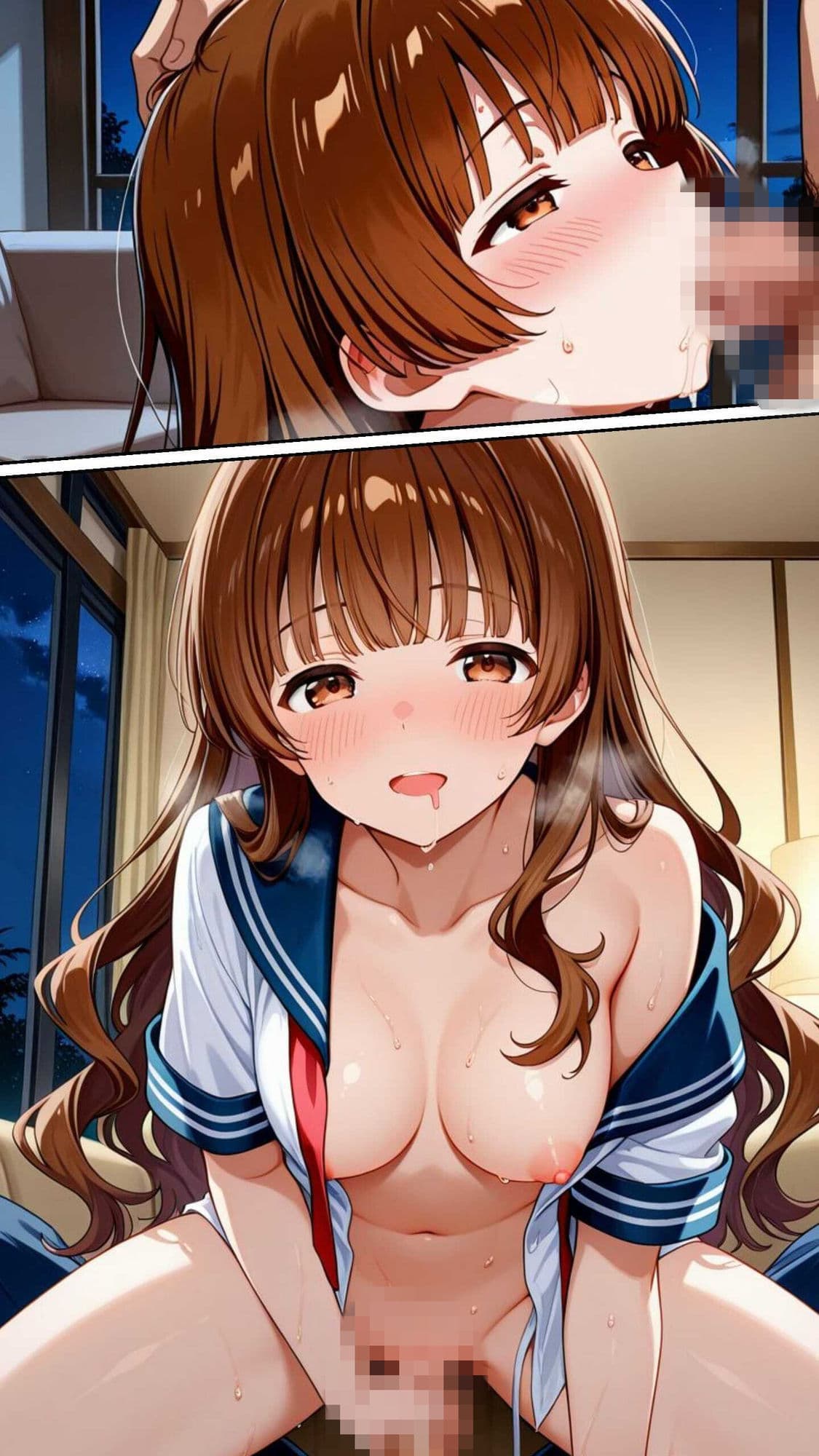 制服の誘惑 〜深夜の過ちと運命の再会〜 サンプル 8
